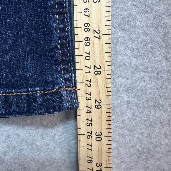 M Jeans By Maurices Classic Jeans Women's 18W Short Blue Mid Rise Denim Straight - Picture 9 of 10